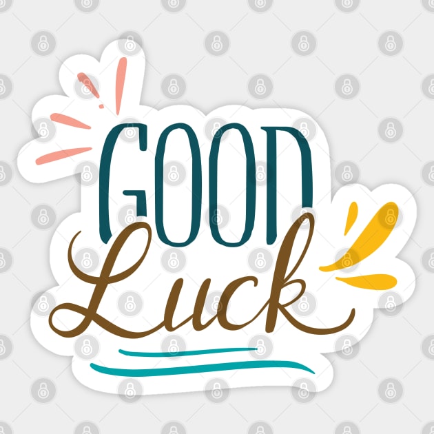 Good Luck Sticker by TinPis